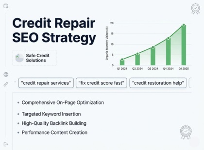 Case Study for Safe Credit Solutions: Enhancing Organic Search Performance