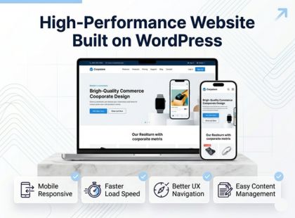 Website Design Case Study :High-Performance Website Building with WordPress Design